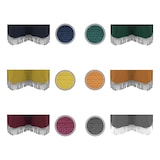 thumbnail of Gartentischdecke mit Fransen Tischdecke rund oval eckig Classic 140x180 cm oval dunkelgrau