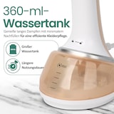 thumbnail of Emerio Kleidungsdampfer – Hand-Dampfglätter für Kleidung – Dampfgerät inkl. Zubehör – Reiseformat – SB-130292 – Weiß