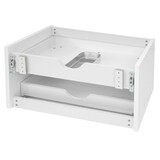 thumbnail of Mueble bajo lavabo HWC-B19, mueble bajo lavabo baño, alto brillo cierre suave 50x80cm ~ blanco