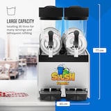 thumbnail of Royal Catering Slush-Maschine - 2 x 12 l -