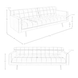 thumbnail of Angel Cerdá Chester 3-Sitzer-Sofa aus dunkelbraunem Leder 6225C 212 x 79 x 70