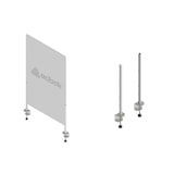 thumbnail of Edbak ProScreen Acrylglas Kassenbereich Schutzscheibe S, Tischklemme