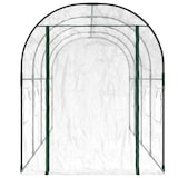thumbnail of Helloshop26 - Tenda da serra per piante fiori e ortaggi trasparente 160 x 400 x 190 cm PVC e acciaio verniciato a polvere 02_0044664