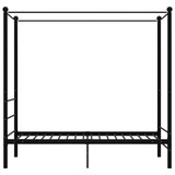 thumbnail of vidaXL Himmelbett Schwarz Metall 100x200 cm