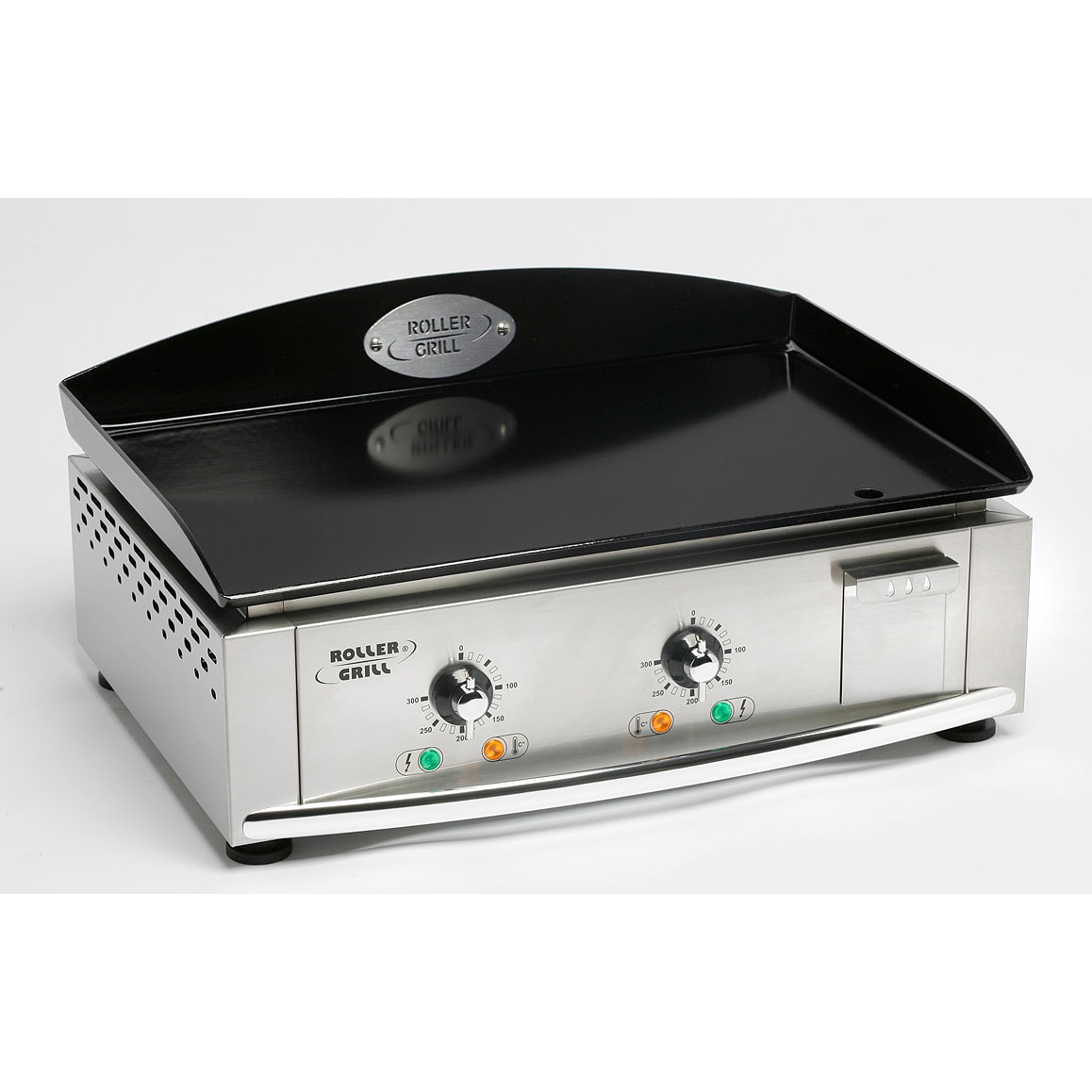 Roller Grill Plancha électrique acier émaillé 2 zones PL 600 E