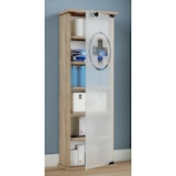 thumbnail of VCM Medizinschrank Gusal Sonoma-Eiche H. 92 x B. 31 x T. 18 cm