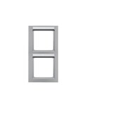 thumbnail of Berker Rahmen 2f.alu/lack 10526094