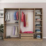 thumbnail of Armario Kale Plus-7819 humo 225x210x52 cm