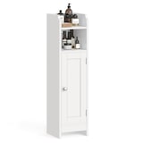 thumbnail of Helloshop26 - Meuble de salle de bain armoire de toilettes 18 x 20 x 80 cm placard fin meuble de rangement haut étagères réglables 12_0006469