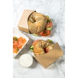 thumbnail of NVASE - 50Uds - Envase de cartón kraft para bagel/donuts 120x40mm A120mm - NVS210CBAGL