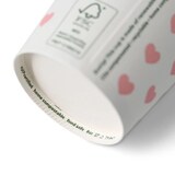 thumbnail of Pappbecher bedruckt "Hearts" 200 ml / 8 oz, Ø 80 mm, weiß