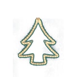 thumbnail of METRO Professional Albero di Natale decorativo, alluminio/pvc/rame, 48 x 2 x 56 cm, 72 LED, 9,2 W, bianco caldo/freddo