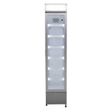 thumbnail of Gastro-Cool Schmaler Getränkekühlschrank / Slim Cooler in silber / 150l - GCDC130