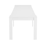 thumbnail of Dmora Consolle Compton, Tavolo da pranzo allungabile, Tavolo con allunghe multiuso estensibile fino a 10 posti, 51/237x90h78 cm, Bianco Lucido