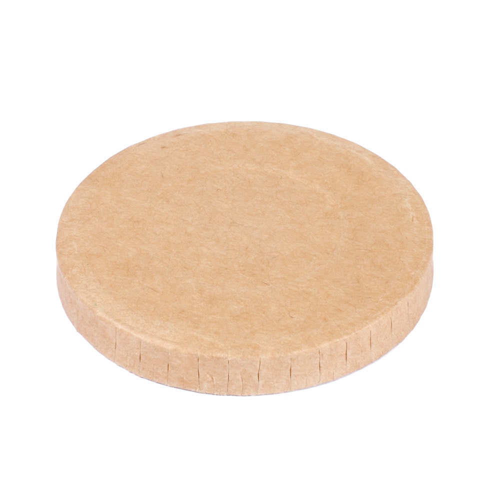 Garcia de Pou 1000 Unités - Couvercles Pour Petits Pots 230 + 18 Pe G/M2 Ø6,2 Cm Marron Carton