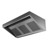 thumbnail of Dunstabzugshaube aus Edelstahl mit Motor, 2500(L)x900(T)x450(H)mm