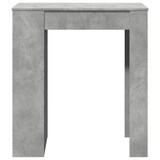 thumbnail of vidaXL Bartisch mit Regal Betongrau 95x47x103,5 cm Holzwerkstoff