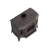 thumbnail of Stufa a legna a libera installazione Apertura destra con CookTop - P7 (10,5 KW) ECO