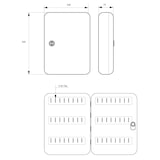 thumbnail of Boîte à clés KIBOX 2 - 45 clés