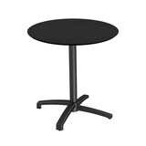 thumbnail of Table de bistrot - Pliable - Plateau rond - Diamètre 69 cm - Noir/Noir - X-cross - Veba