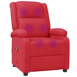 thumbnail of vidaXL Massagesessel Rot Kunstleder