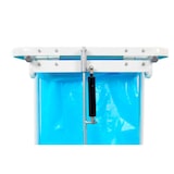 thumbnail of Abfallsackständer mit Deckel und Fußpedal | 60 Liter, HxBxT 88x37x44cm | Weiß