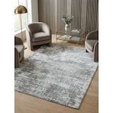 thumbnail of Teppich Velours Metallic-Glanz abstrakt | 200x290cm, 11mm Florhöhe | Silbergrau | Langlebig | Großes Wohnzimmer | PARMA-Sorbolo | Kadima Design