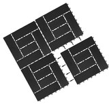 thumbnail of Casaria WPC Fliesen 44x Mosaik Anthrazit