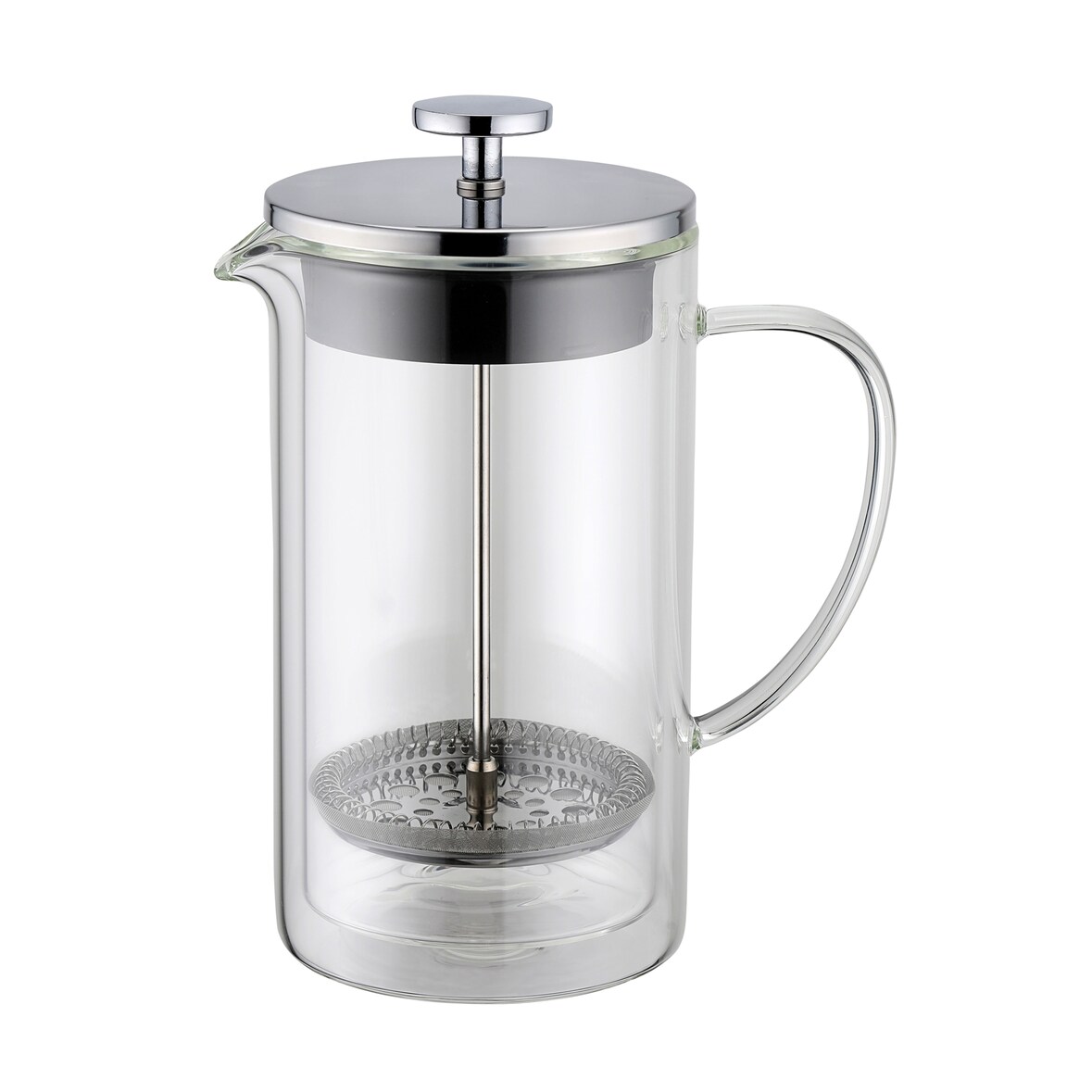 Karl Weis Pressfilterkanne Glas doppelwandig 0,75 L