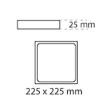 thumbnail of Plafón LED 30W Cuadrado Kaju Blanco