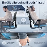 thumbnail of CLOUVOU ProSeat, ergonomischer Bürostuhl, thermoregulative Materialien, 4D-Armlehnen, 3D-Kopfstütze, BladeWheels, Schwarz