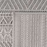 thumbnail of Carpetsale24 Outdoor Teppich Grau 240x340 cm, Wetterfest, ideal für Küche, Balkon, Terrasse, Garten auch Wohnzimmer, Skandinavisches Boho-Design