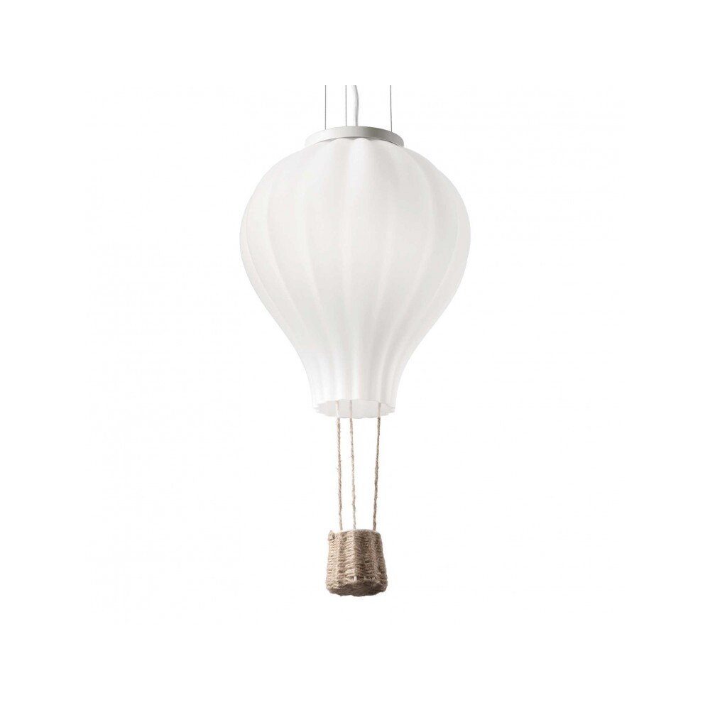 DREAM BIG SP1 d42, Hängeleuchte aus weißem Glas, Ideal Lux