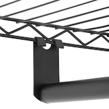 thumbnail of Royal Catering Estructura de metal para ropa - 120 x 45 x 200 cm - 200 kg - negra