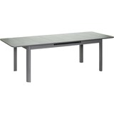 thumbnail of Table de jardin extensible en aluminium anthracite Milos 8 à 10 personnes Jardiline