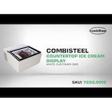 thumbnail of Tischmodell Speiseeisvitrine Weiß Öffnet Auf Der Kundenseite