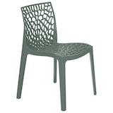 thumbnail of METRO PROFESSIONAL Chaise de terrasse Saphir, empilable, plastique, gris vert