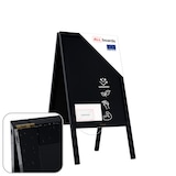 thumbnail of ALLboards Kundenstopper mit lackiertem schwarz Rahmen 118x61cm, Wasserfest, Werbeständer