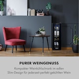 thumbnail of Klarstein Shiraz 12 Slim Uno Weinkühlschrank 32l/12Fl.Touch 85 W 5-18 °C LED Schwarz