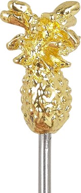 thumbnail of Conjunto de 10 Espetos Abacaxi 12cm Dourado