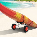 thumbnail of HOMCOM Carrello per Kayak e Canoa Pieghevole Alluminio con Imbottiture