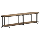 thumbnail of Helloshop26 - TV-Ständer im Industriedesign mit großem Stauraum 160 x 42 x 40 cm Massivholz braun 02_0057615