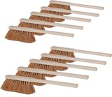 thumbnail of 10x Handfeger mit langem Holzstiel, Kokos, Länge 430 mm