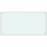 thumbnail of vidaXL Küchenrückwand Weiß 80x40 cm Hartglas