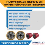 thumbnail of Hubwagen Räder & Rollen Satz Polyurethan Single 2 Räder 2 Rollen