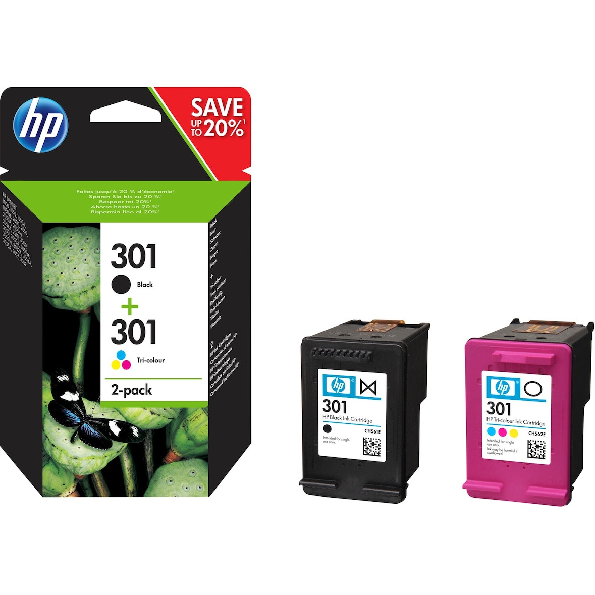 HP 301 DRUCKPATRONE COMBO 2-