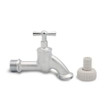 thumbnail of Ventilauslaufhahn 1/2 Zoll 21 mm Auslaufhahn Wasserhahn Absperrventil Garten