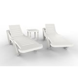 thumbnail of garbar MASTER-ANDORRA Set 2+1 Tumbona-Mesa Auxiliar Exterior Blanco