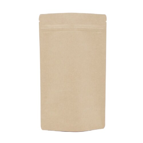 500 Doypack Bodenbeutel Standbodenbeutel aus Kraftpapier braun 250x340+130mm