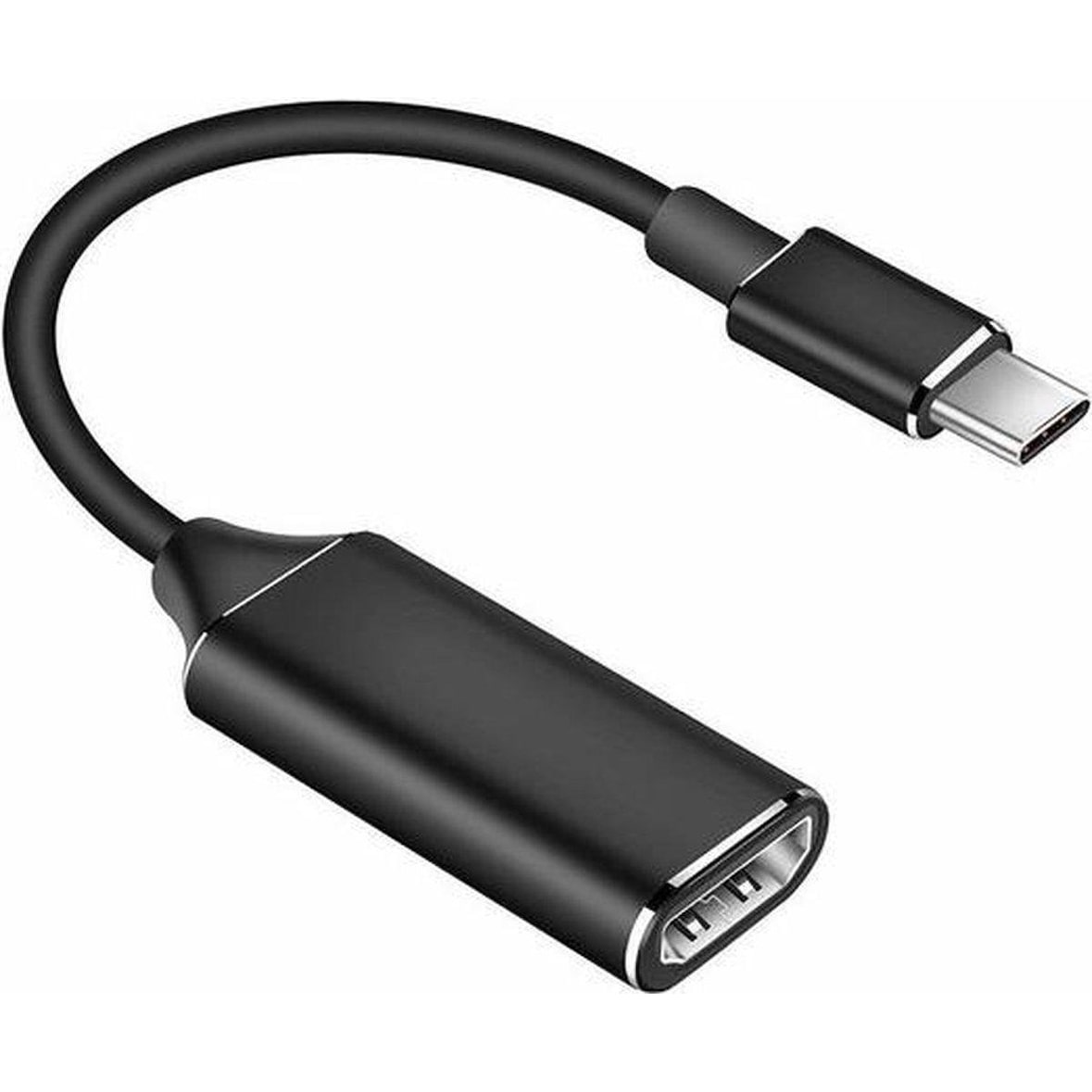 TOJ USB C Naar HDMI Adapter - 4K@60Hz - HDMI Switch / Hub - Zwart